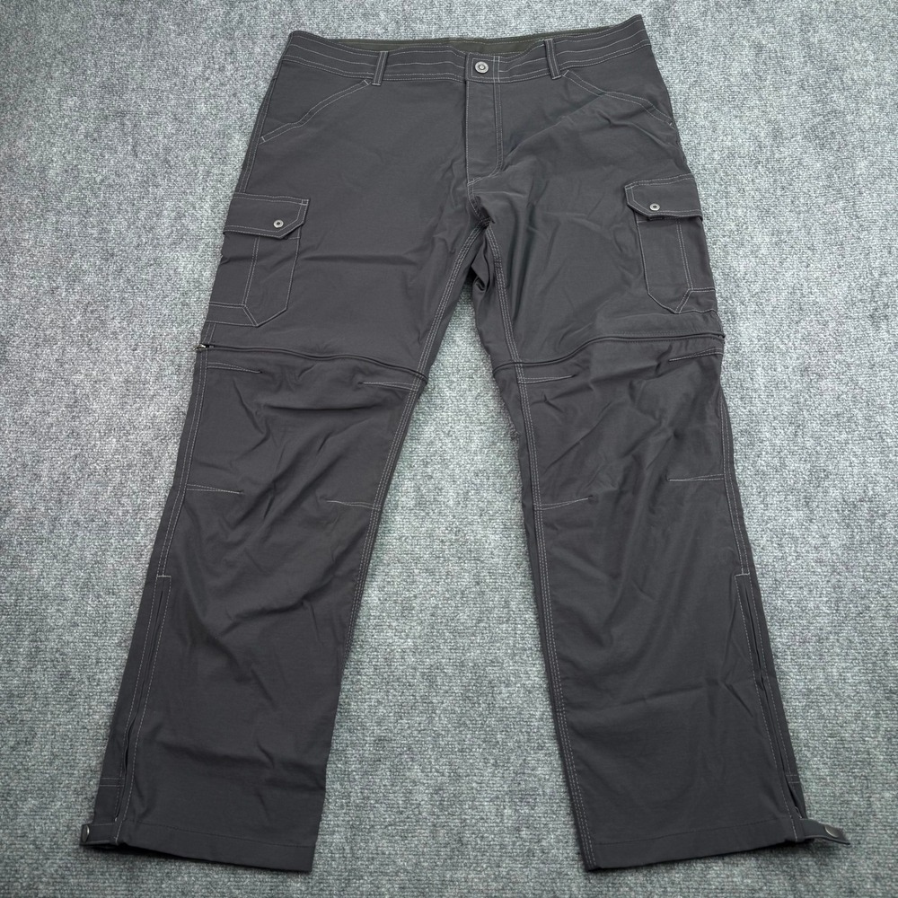 Kuhl‎ Pants Mens 38x30 (Fits 39x29) Renegade Convertible Stealth Zip Off Hiking